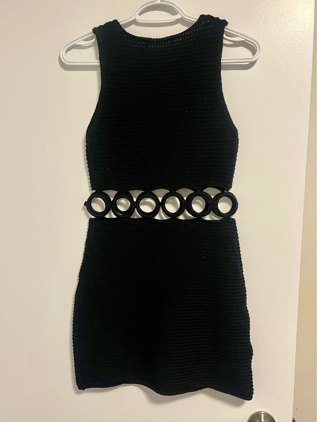 Mango Hoops Crochet Mini Dress from Europe Size M - photo 2