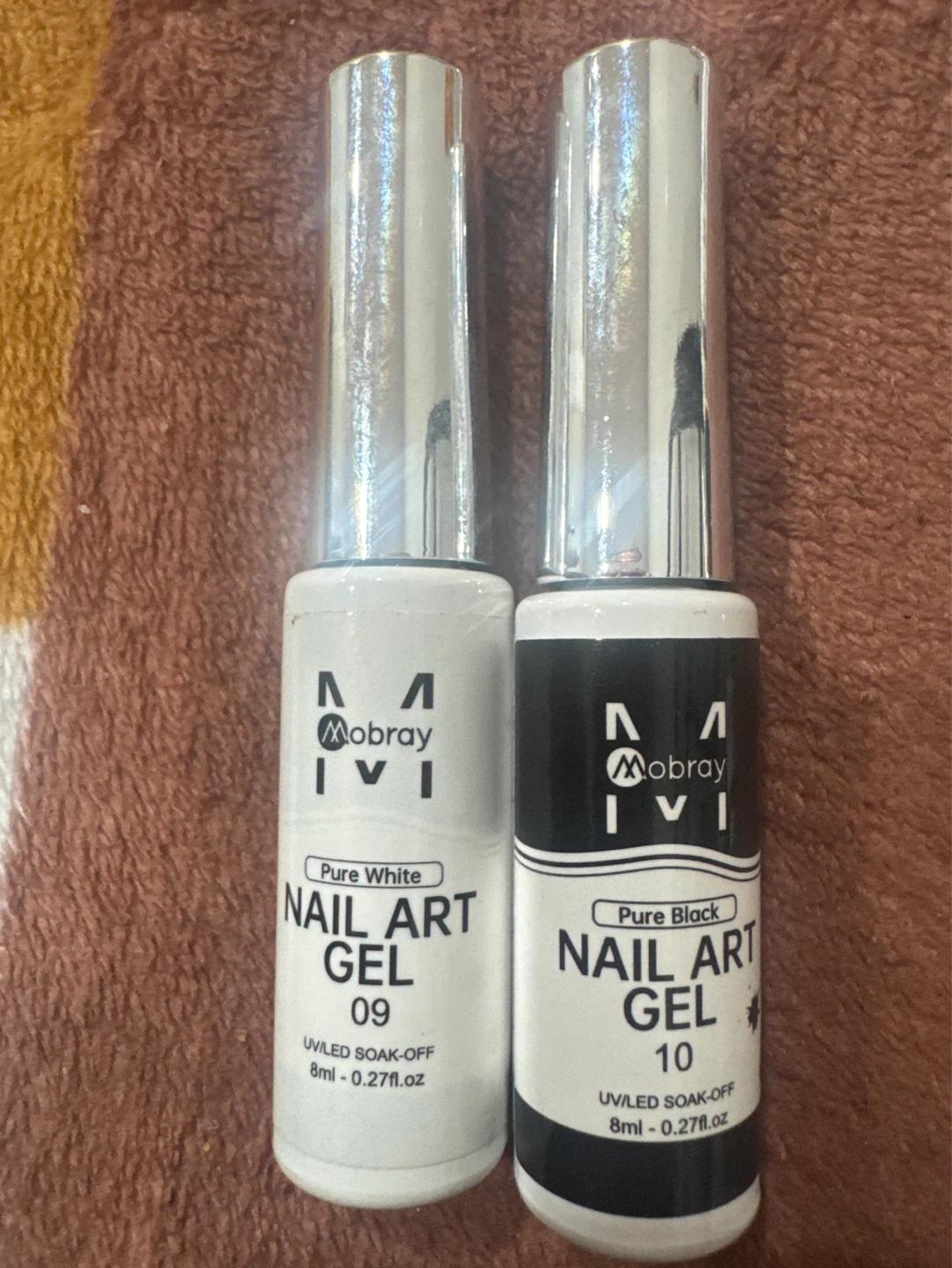 Mobray Nail Art Gel (Pure Black & Pure White) - photo 5