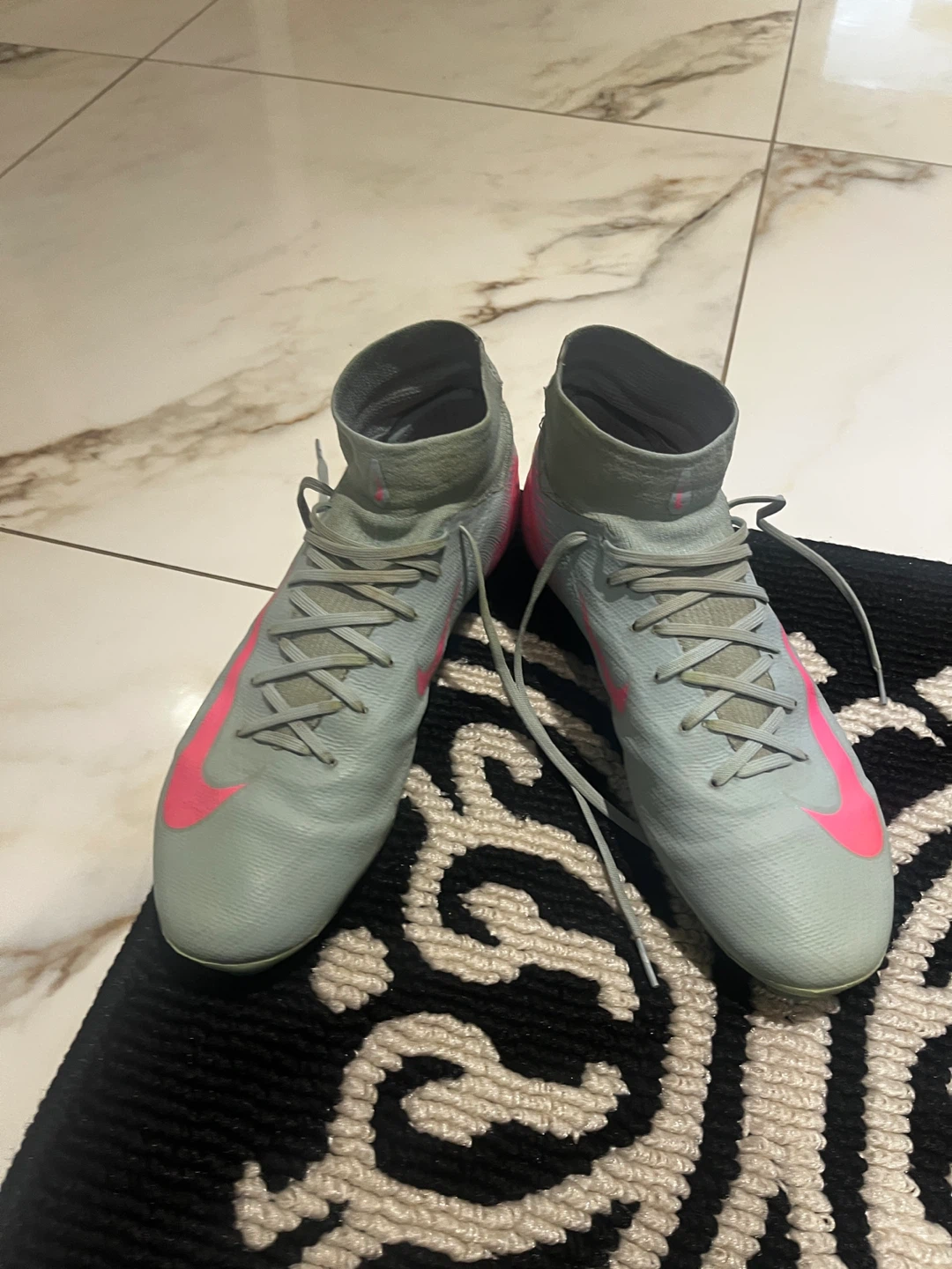 Nike Mercurial Soccer Cleats - Grey/Pink - photo 3