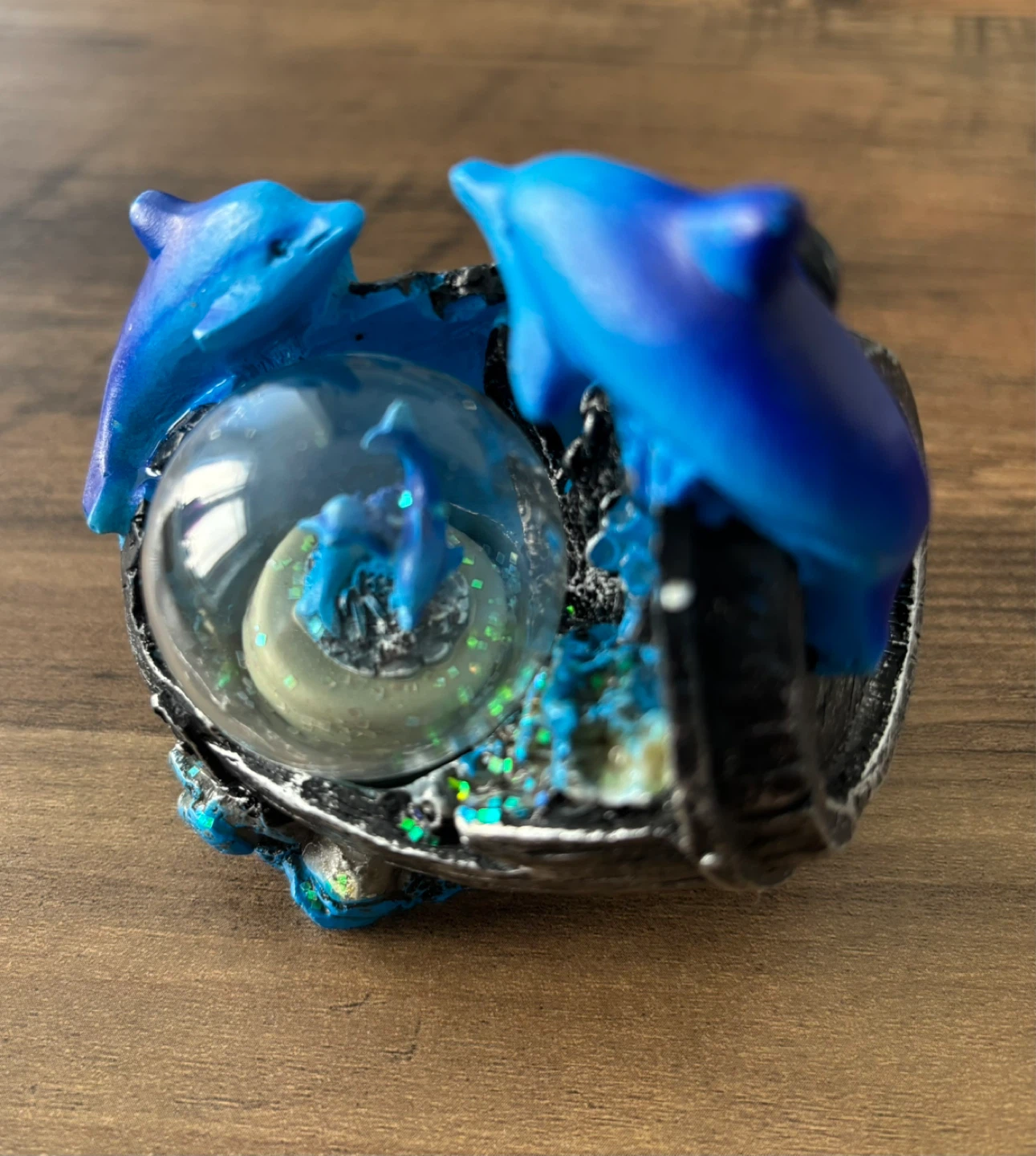 Dolphin Snow Globe Ornament