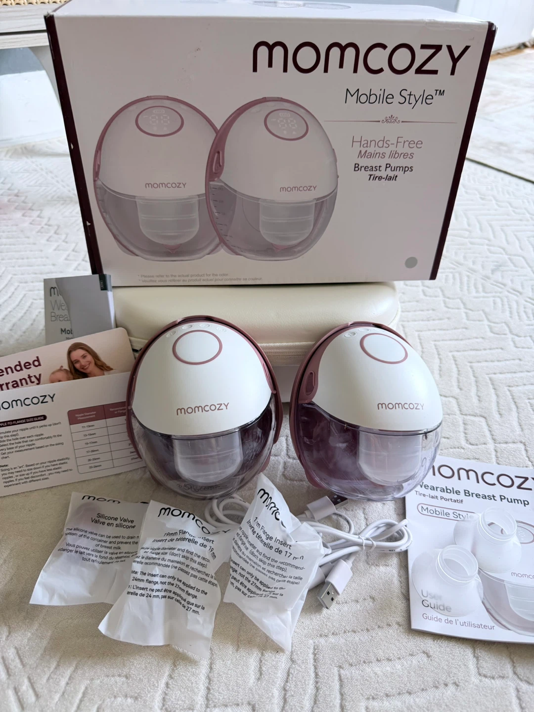 Momcozy M6 Double Mobile Style Hands-Free Breast Pumps