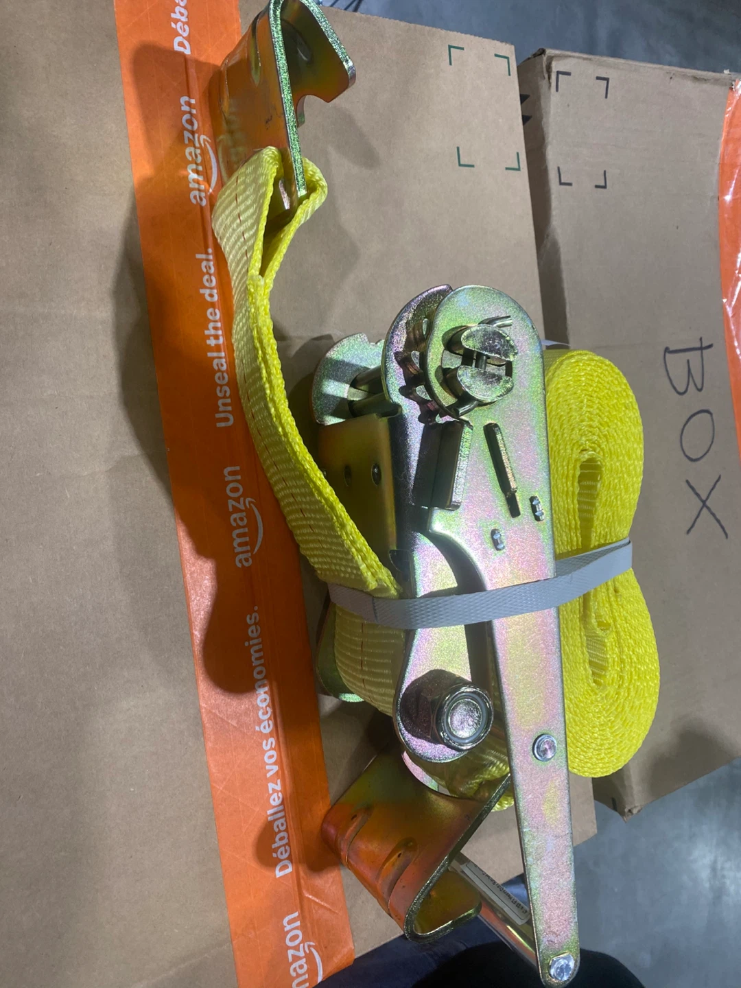 Free delivery New 2 inch Ratchet Cargo Strap with Wire Hook - photo 2