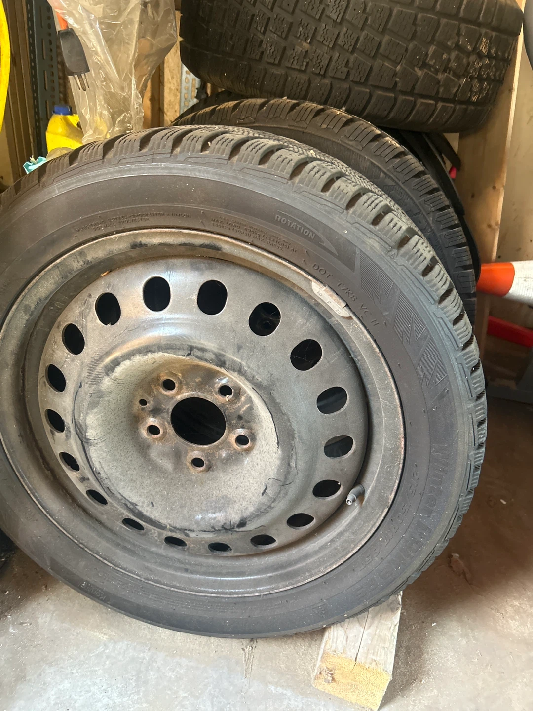 Winter Tires on Rims
