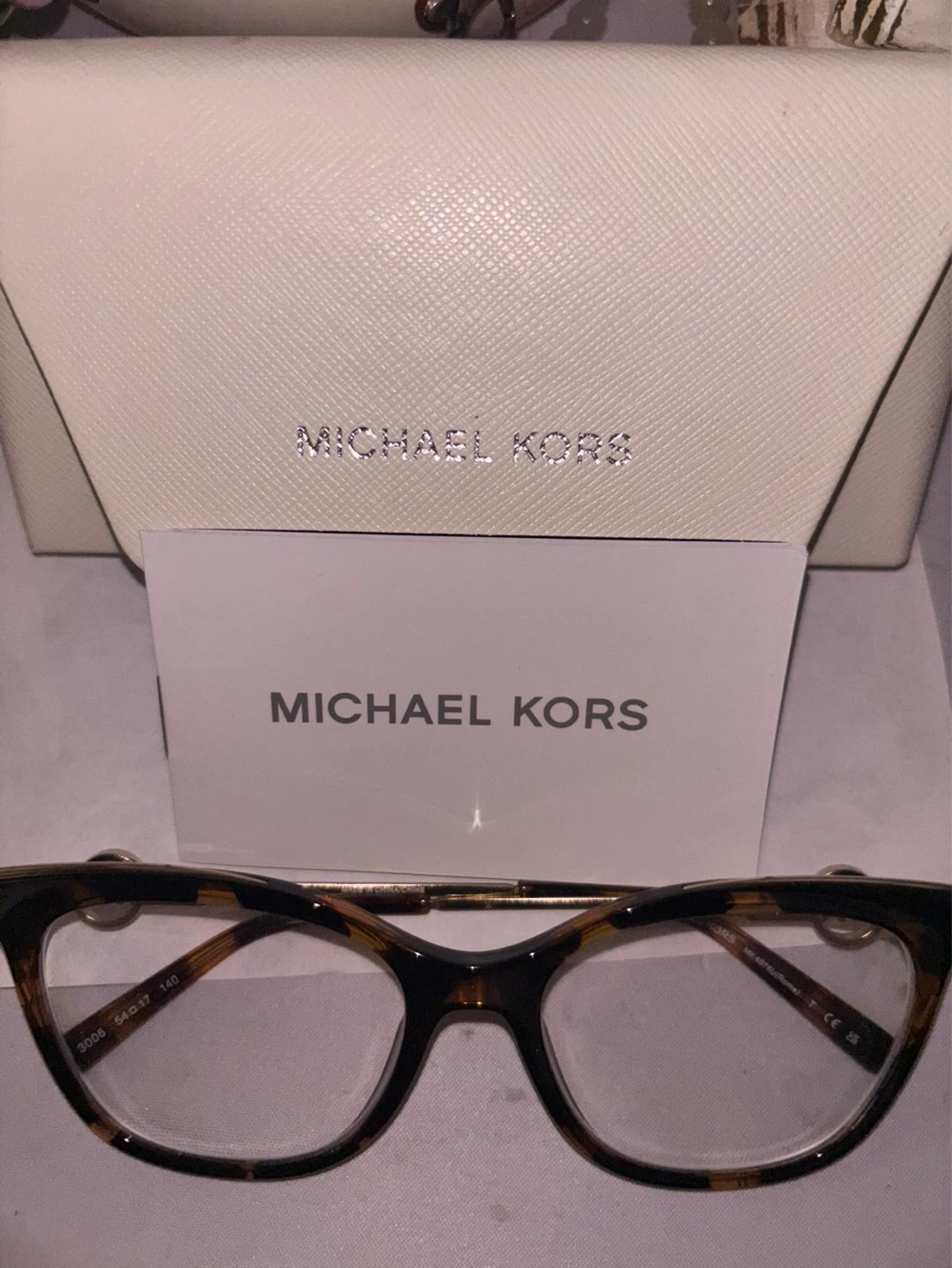 Michael Kors Tortoiseshell Cat-Eye Eyeglasses