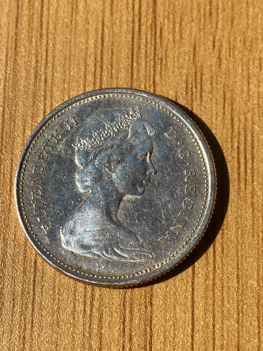 1967silver  Canada 25 Cents Coin - photo 2