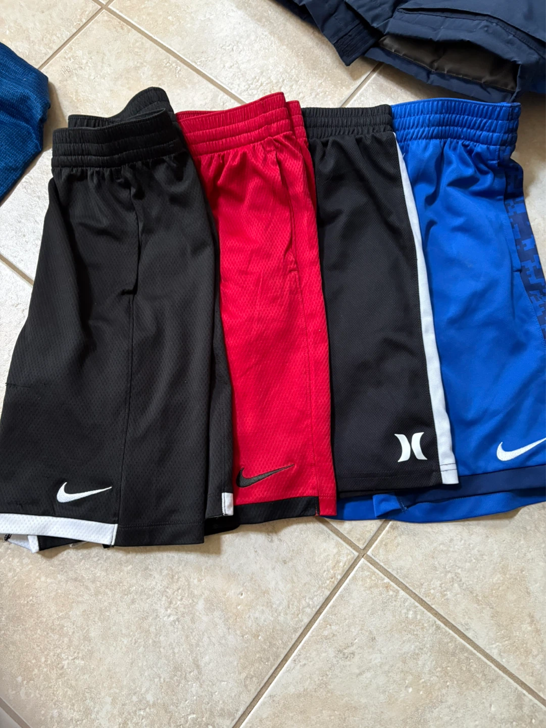 Nike & Hurley Athletic Shorts - 4 Pack