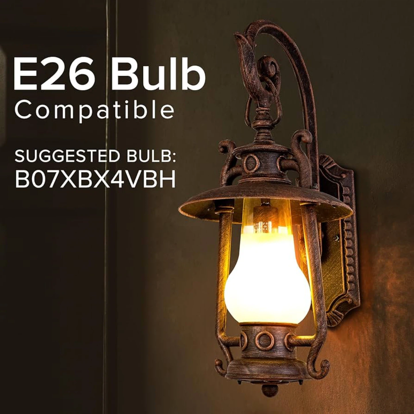 GZBtech Large Rustic Lantern Wall Sconces - Set of 2 - Brand new - photo 4