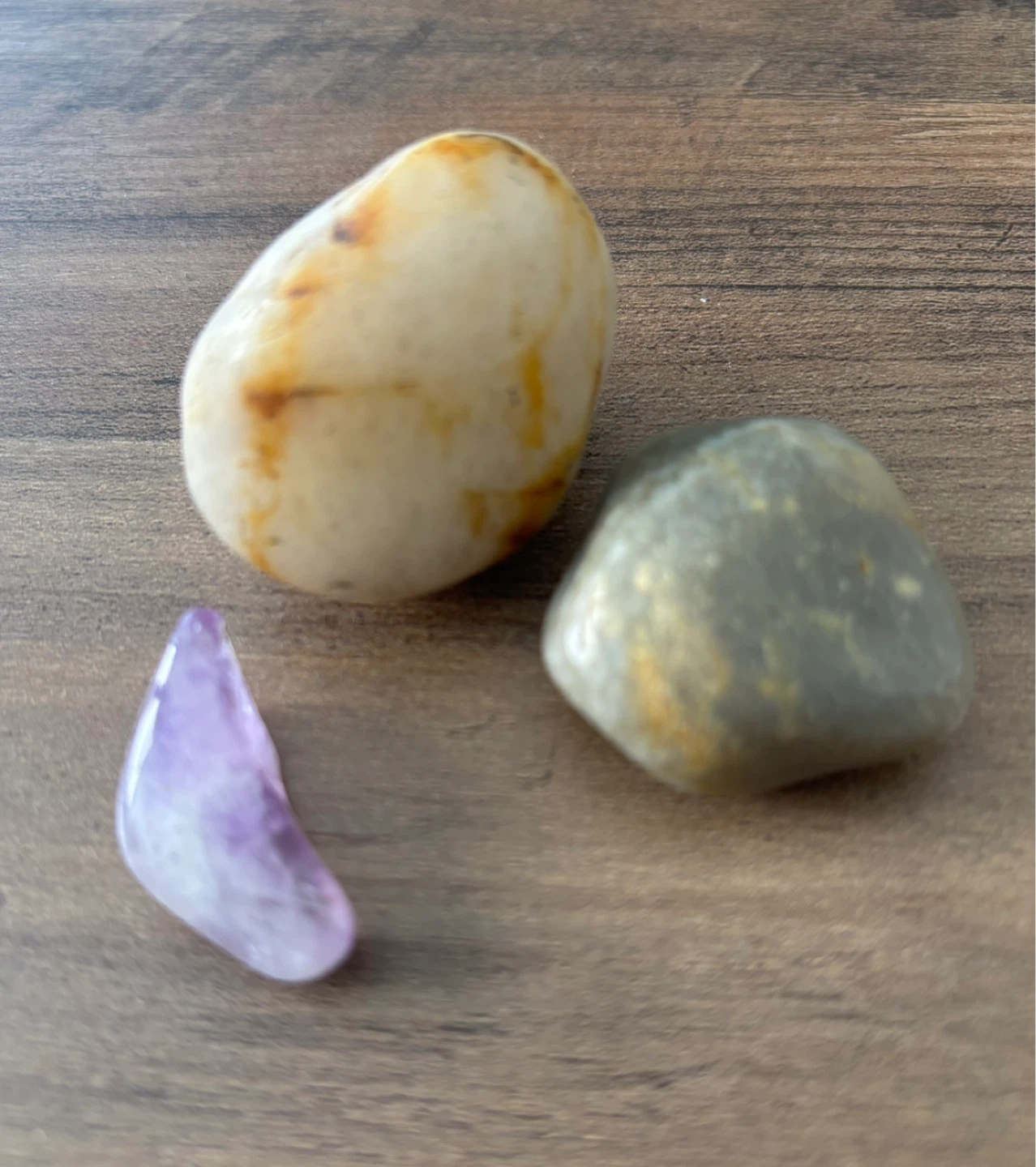 Assorted polished stones