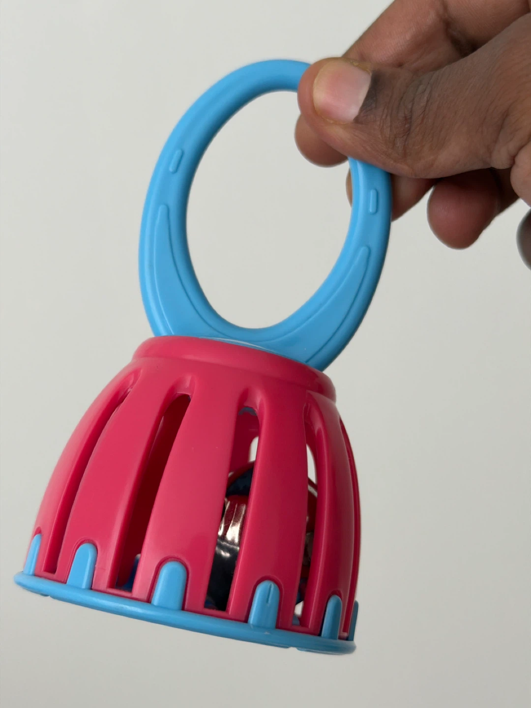 Pink and Blue Rattle Toy