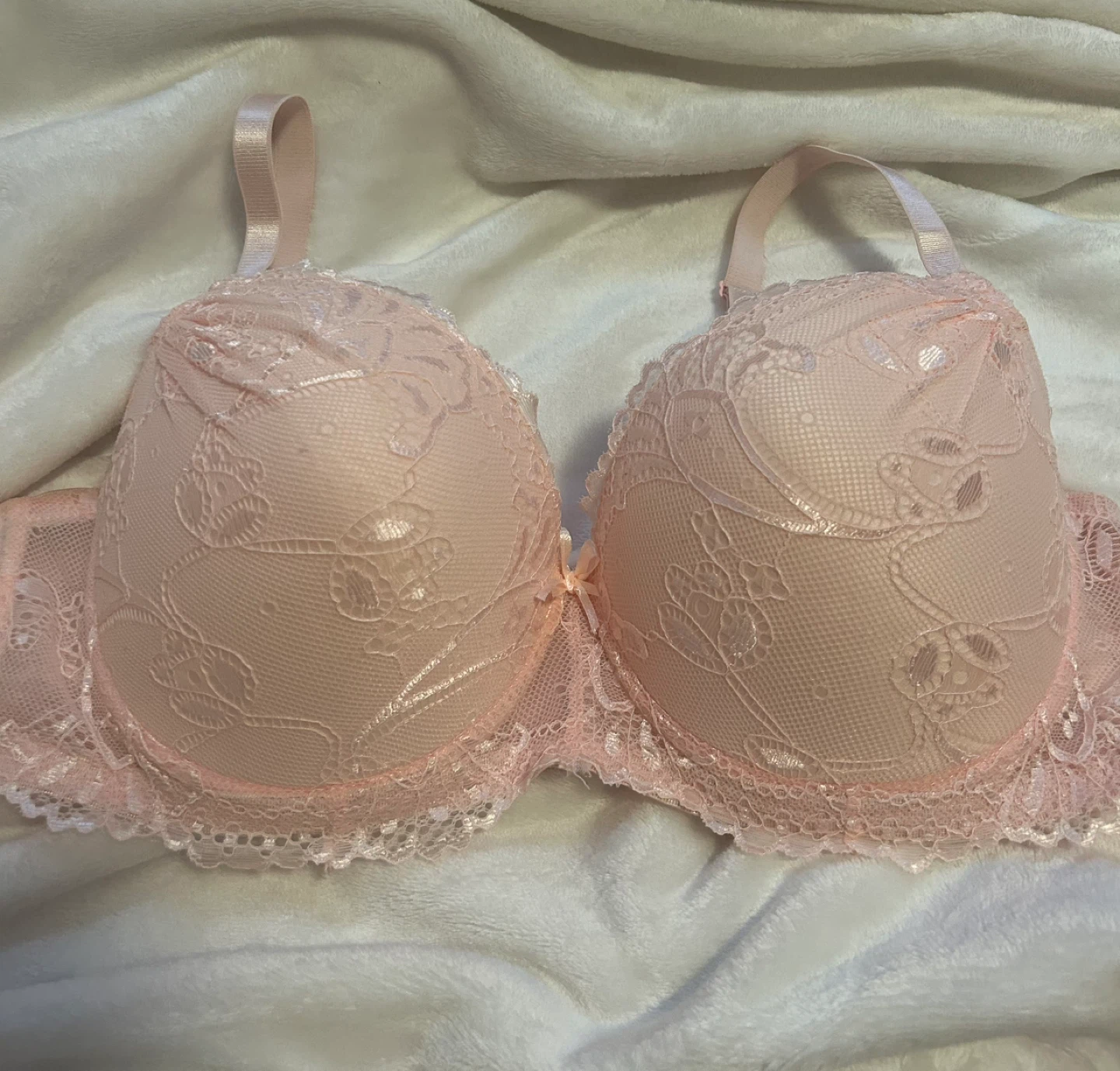 Pink Lace Bra  size 38D