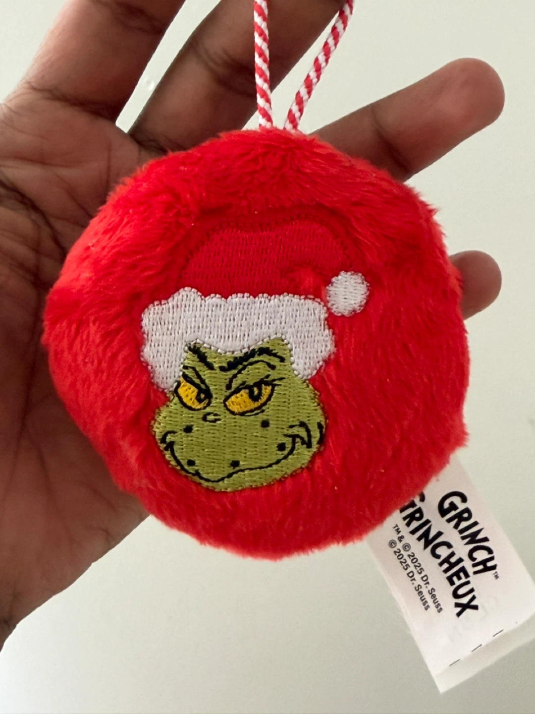 Grinch Plush Ornament