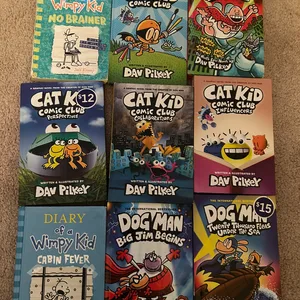 Diary of a Wimpy Kid, Cat Kid Comic Club, Dog Man
