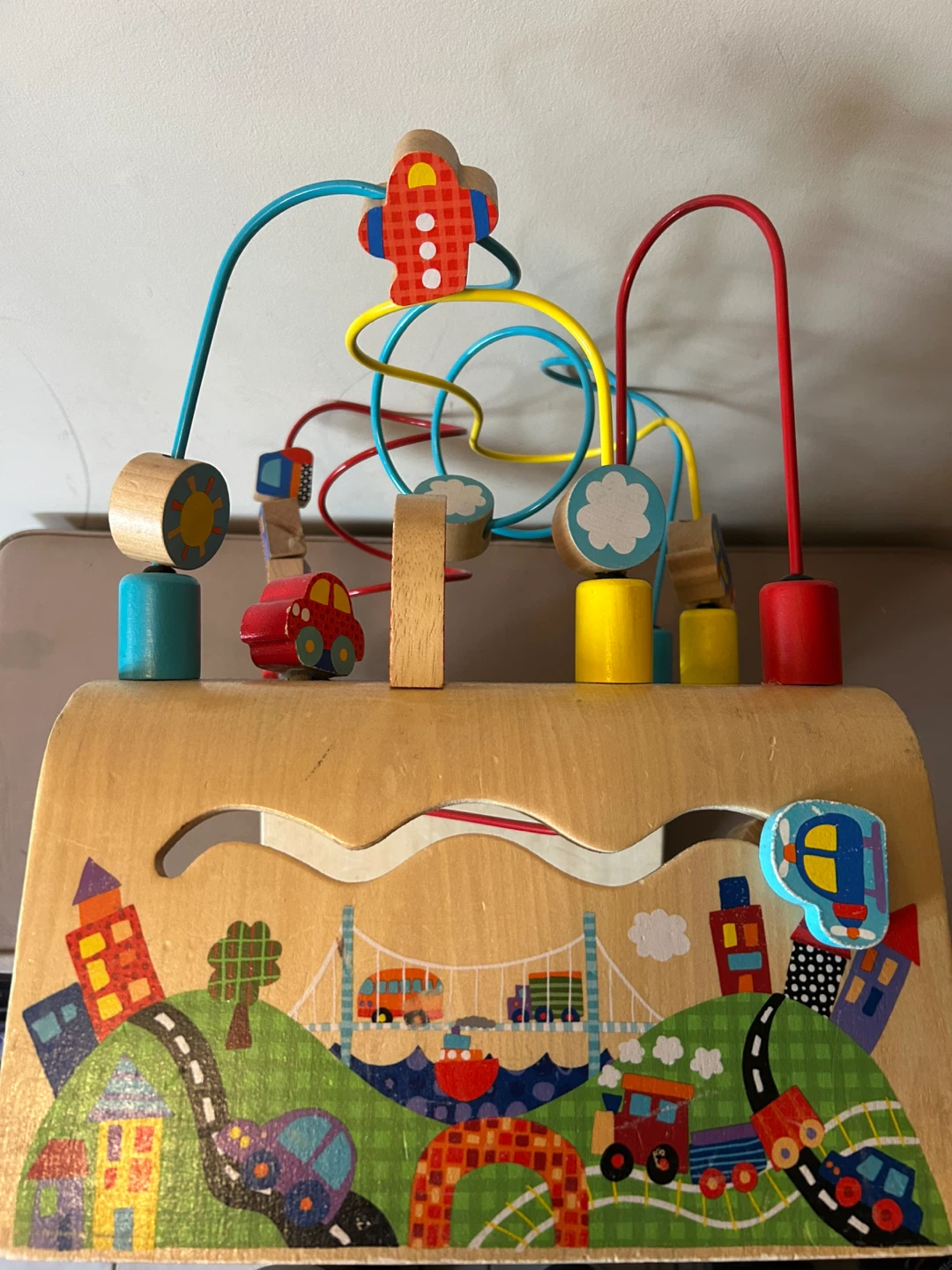 Wooden Bead Maze Activity Center Toy - photo 4