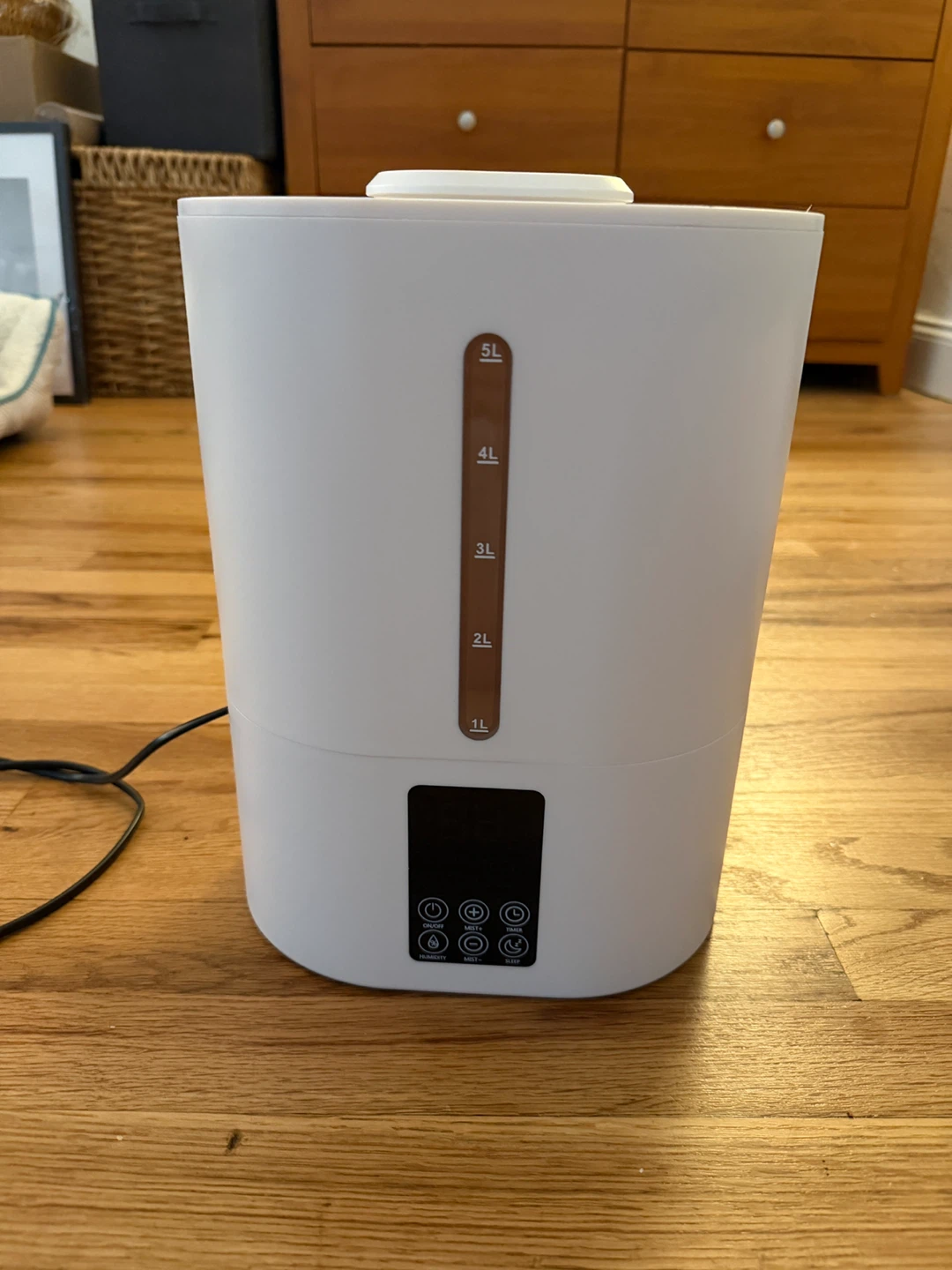 White 5L Humidifier with Timer and Sleep Mode