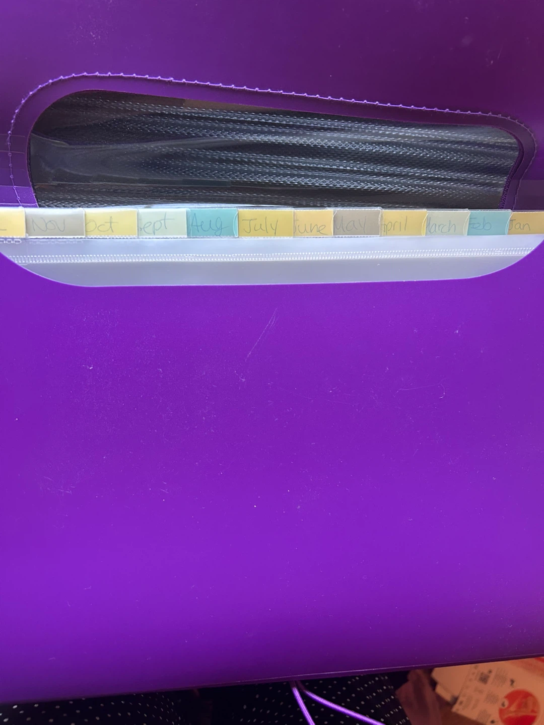 Expandable Accordion File Folder with Month Tabs - photo 3