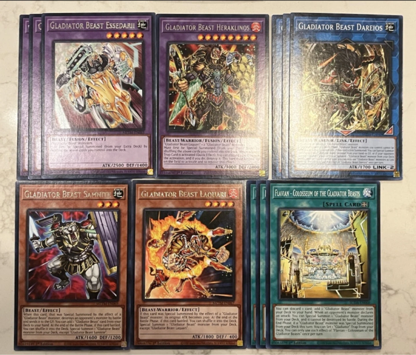 Yugioh - HERO, Six Samurai, Crystal Beast, Glad Beast Cards - photo 5