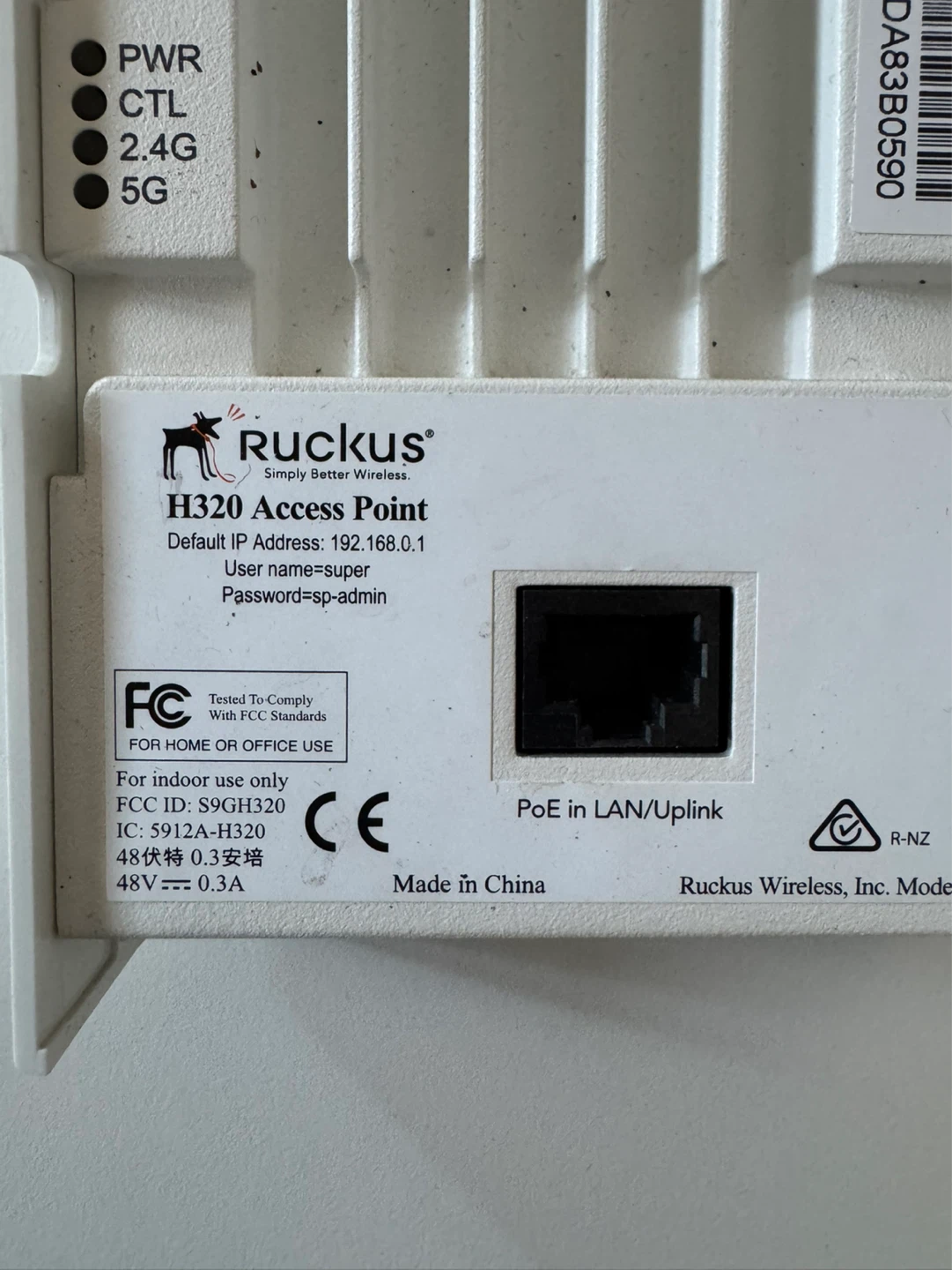 Ruckus H320 Access Point - photo 2