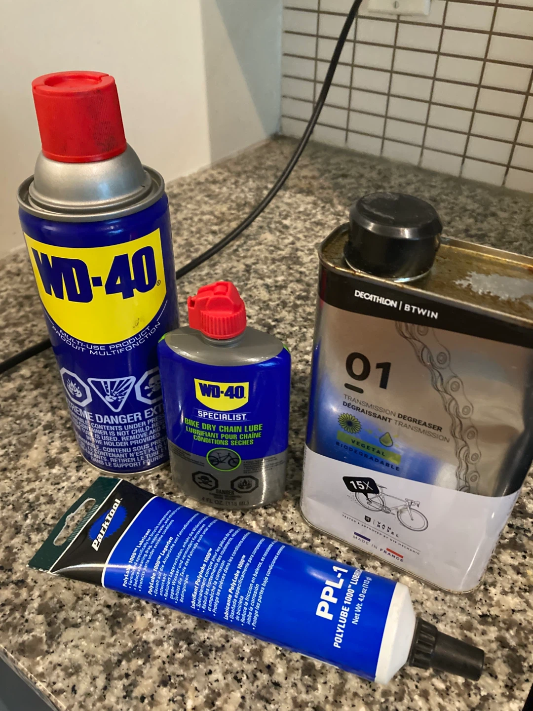 Bike care and cleaning kit