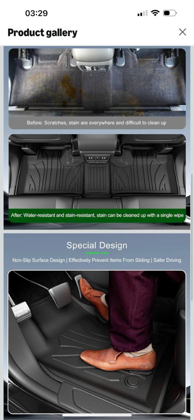 Dodge Durango 2016-2026 All Weather Floor Mats Full Set 🔥 - photo 5