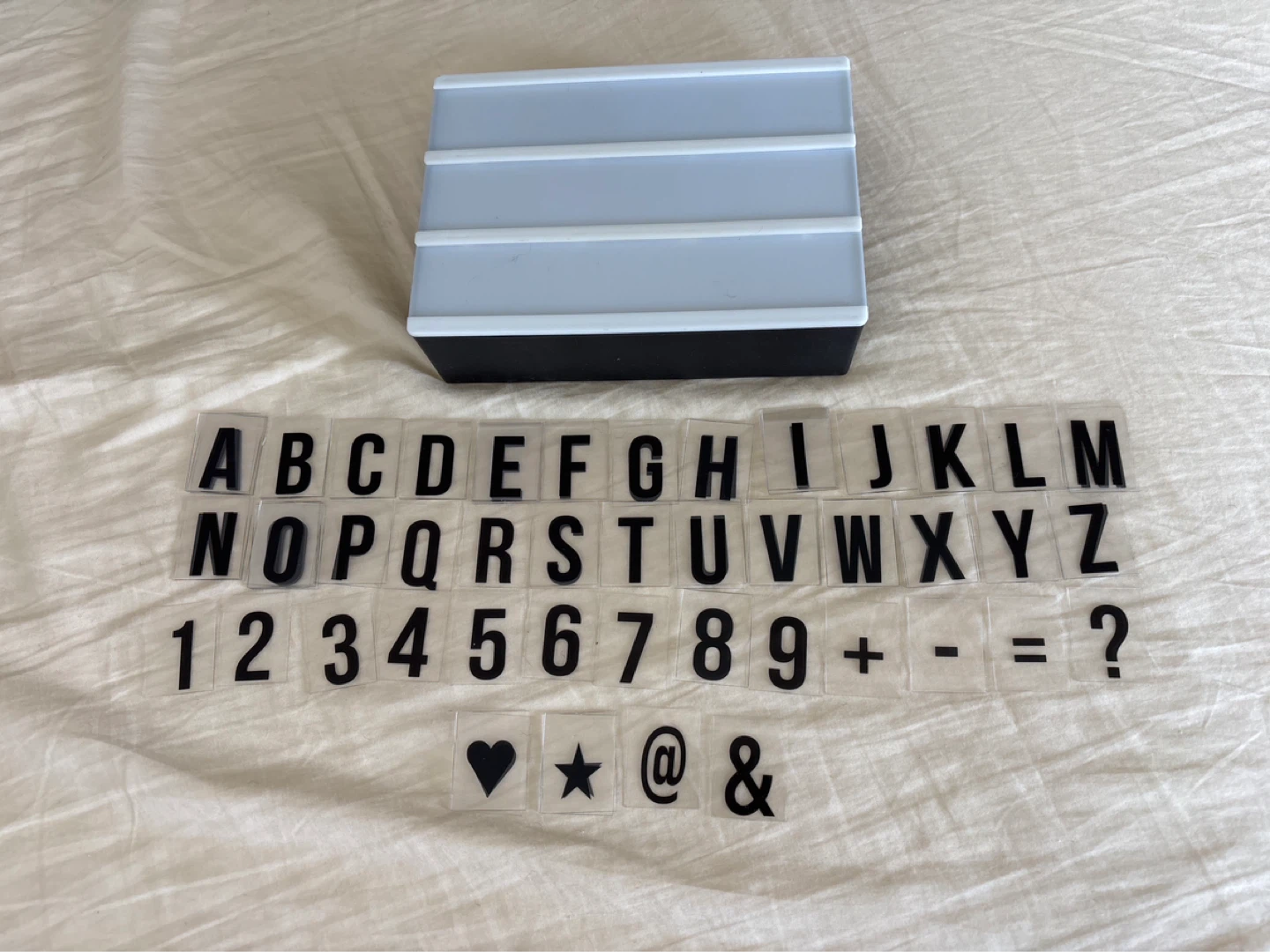 Lightbox LED Sign with Letters and Numbers - photo 3