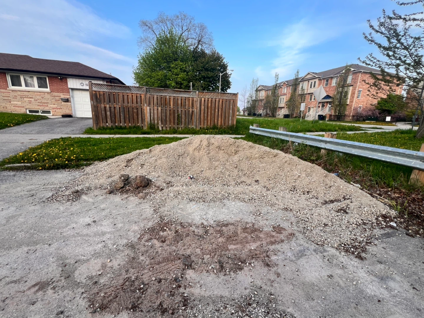 Pile of Sand and Gravel in Scarborough