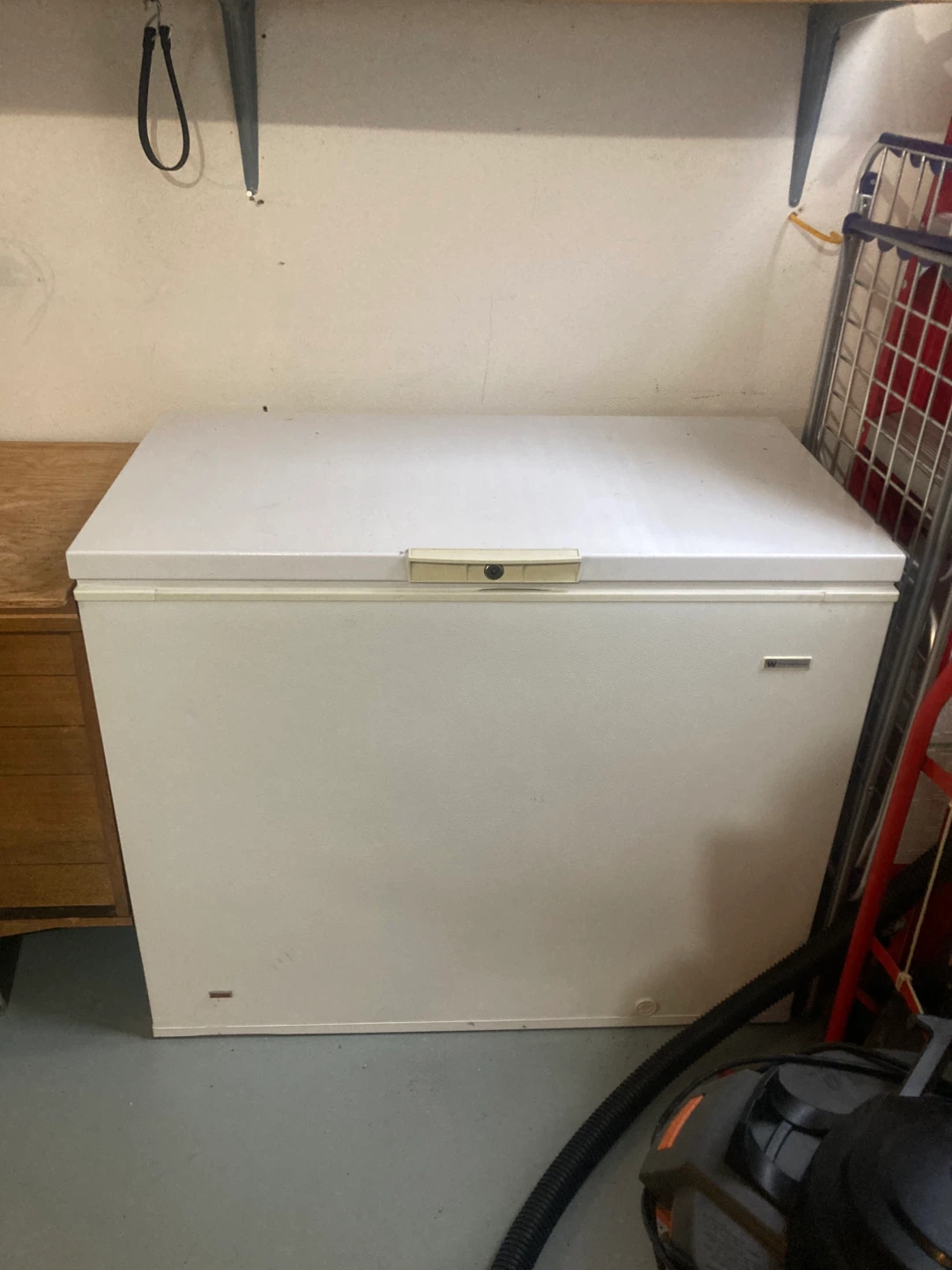 White Chest Freezer
