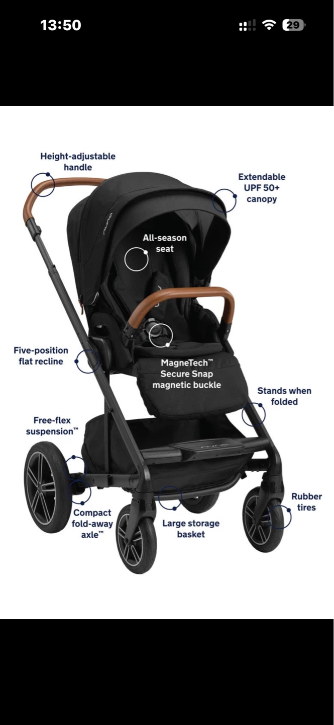 Nuna Mixx Stroller - Grey - photo 4