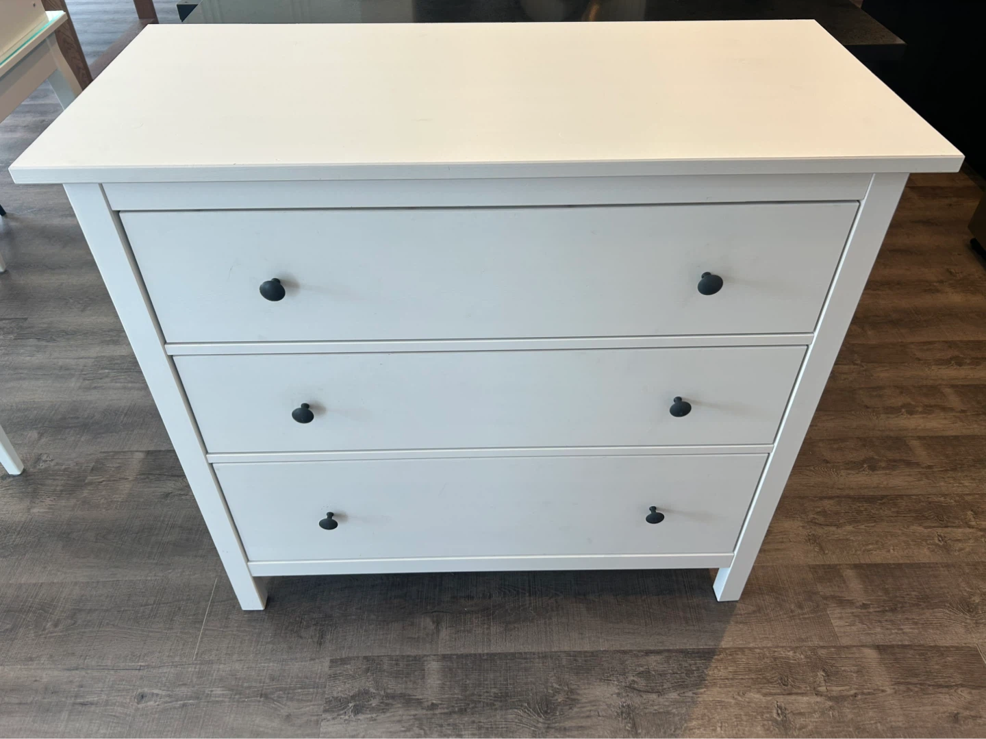 IKEA HEMNES dresser white with 3 drawers