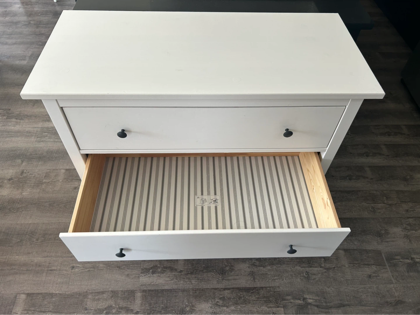 IKEA HEMNES dresser white with 3 drawers - photo 3