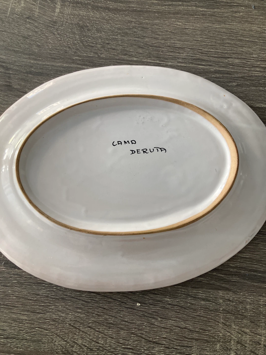 Decorative Oval Platter with Rooster Design - photo 3