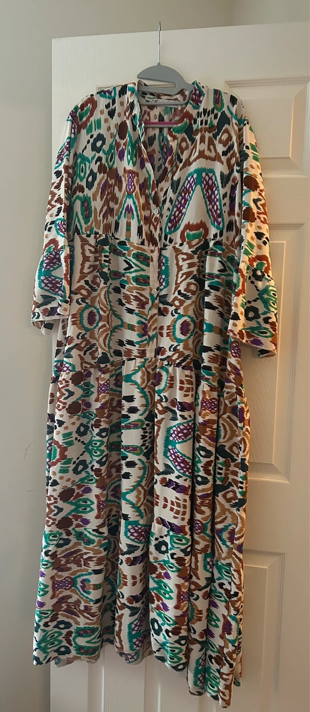 C.F. Fashion Women's Printed Maxi Dress