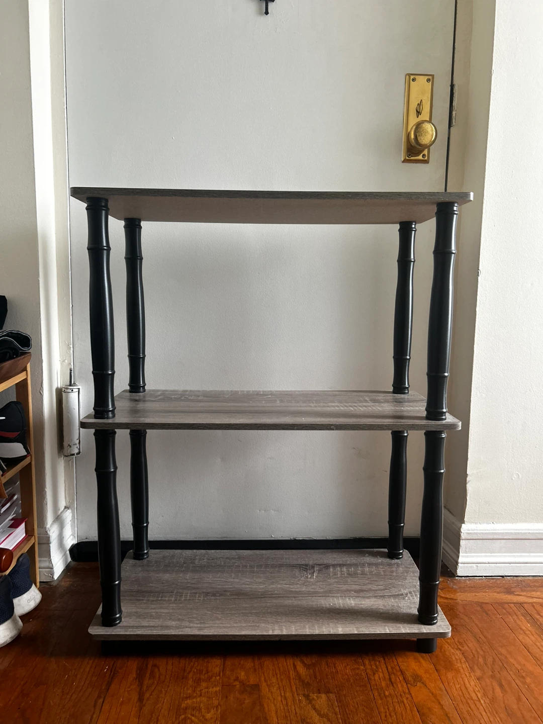 3-Tier Wood Shelf Unit (MOVE OUT SALE)