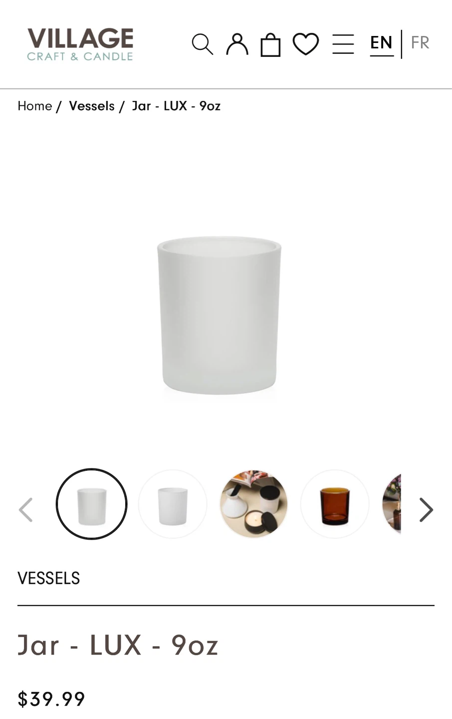 9pk Candle Jar - 9oz