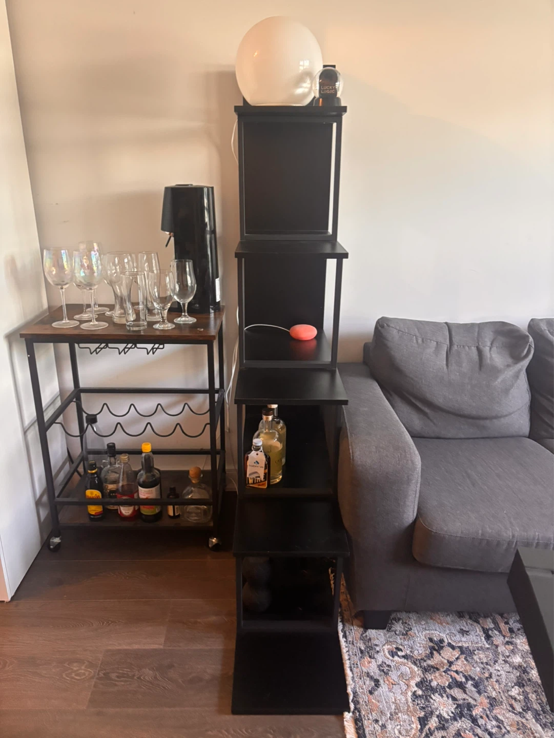 Black tiered display shelf - photo 3