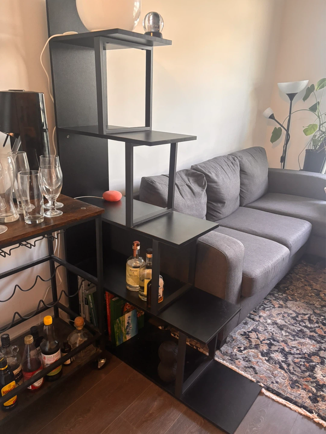 Black tiered display shelf - photo 2