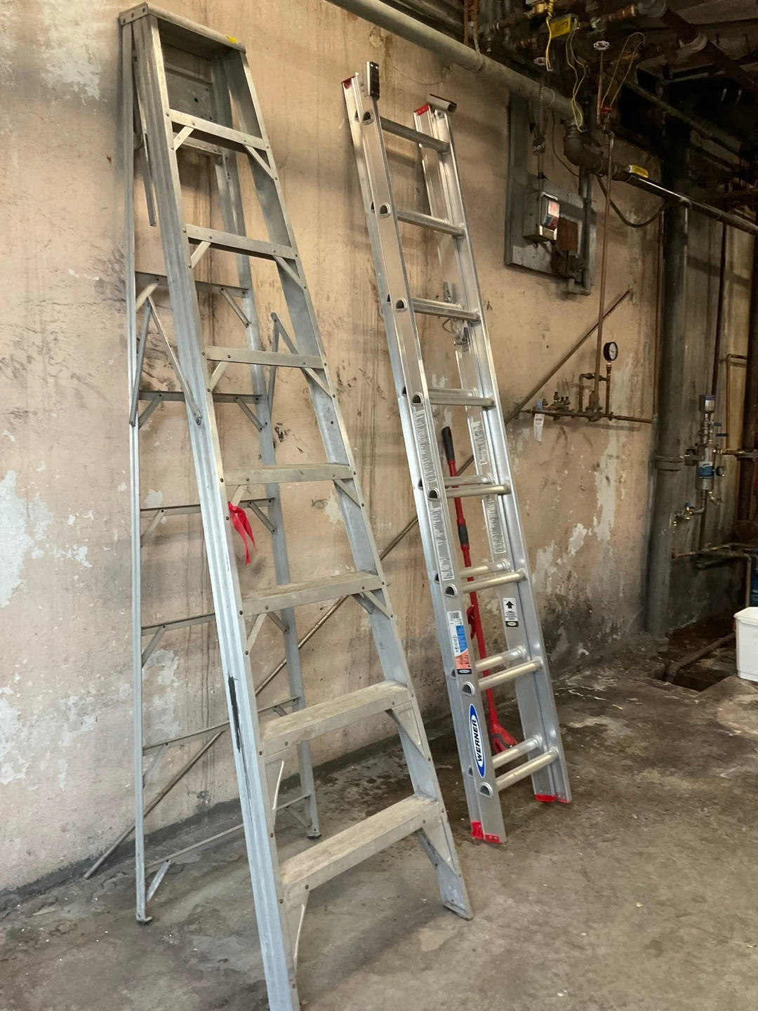 Two Aluminum Ladders - photo 2