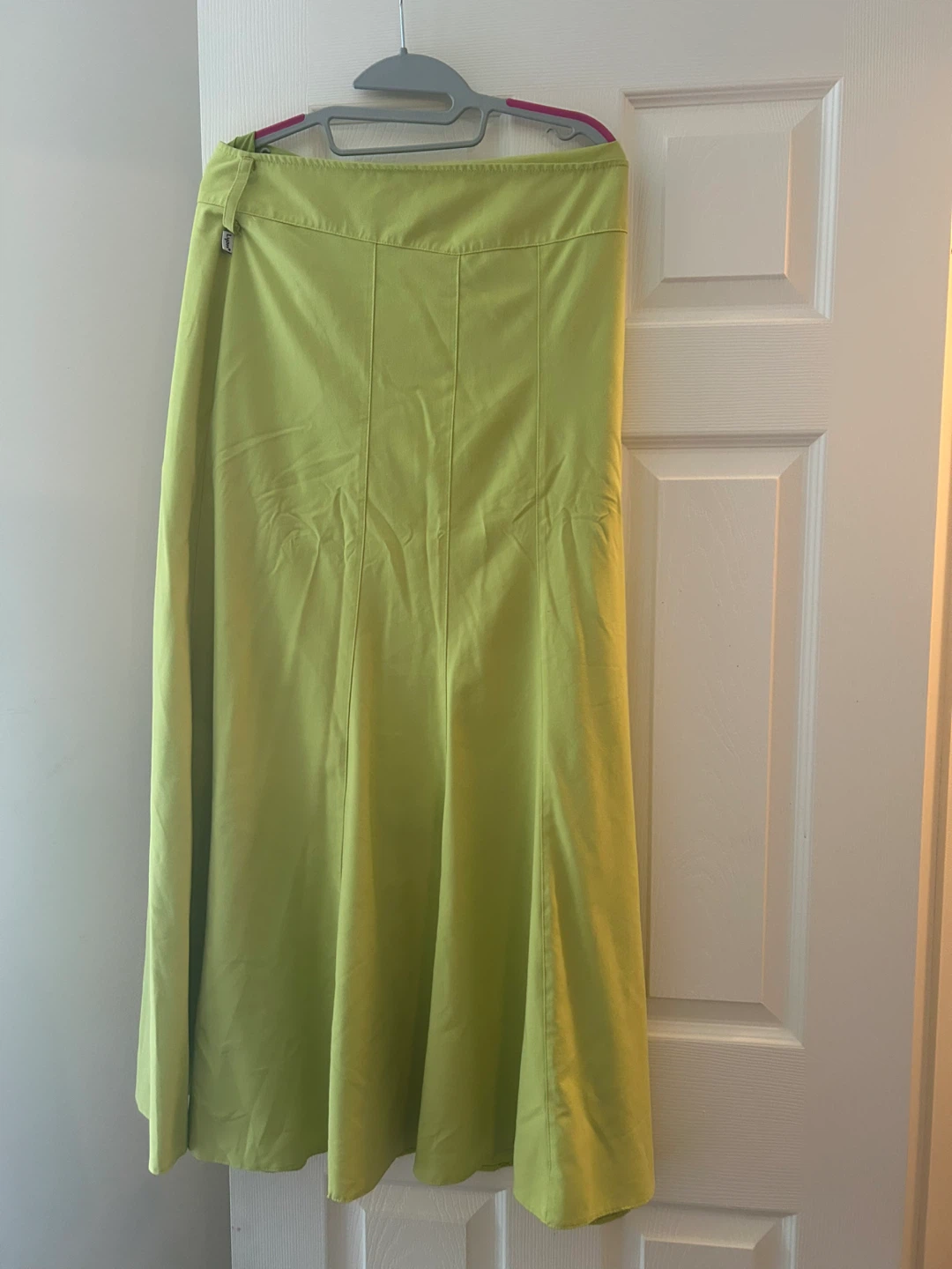 Lyon Women's Lime Green Midi Skirt Size 10