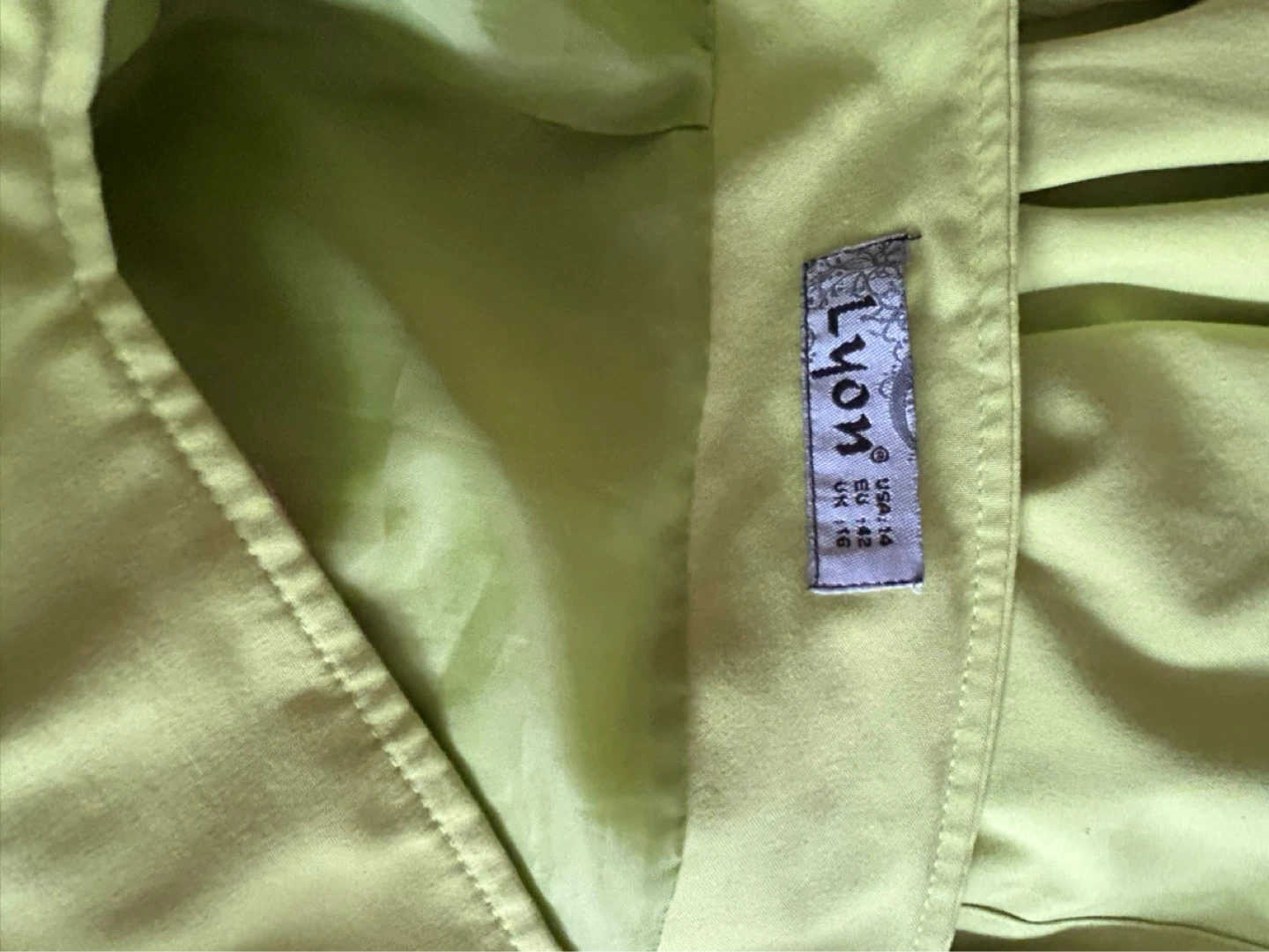 Lyon Women's Lime Green Midi Skirt Size 10 - photo 2