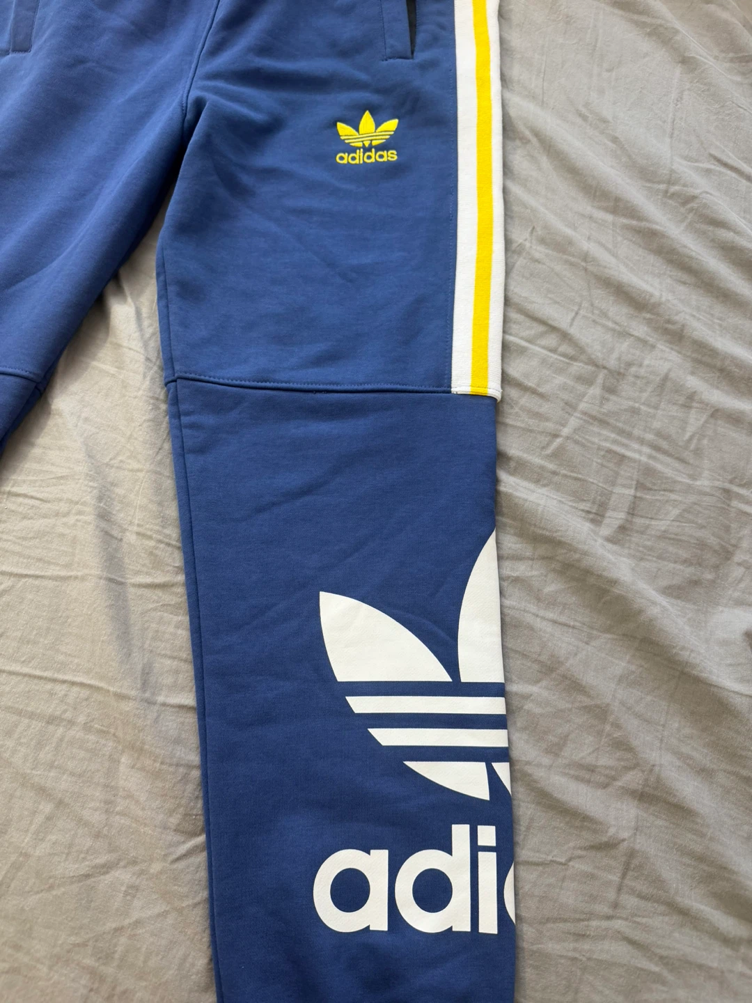 Adidas Blue Joggers - Size M - photo 2