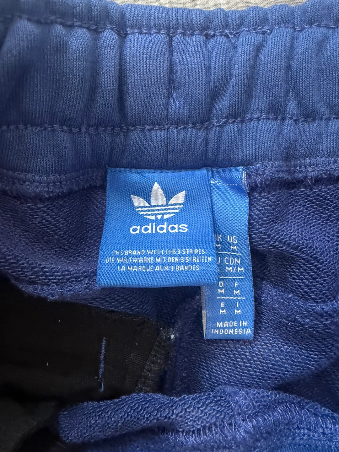 Adidas Blue Joggers - Size M - photo 3