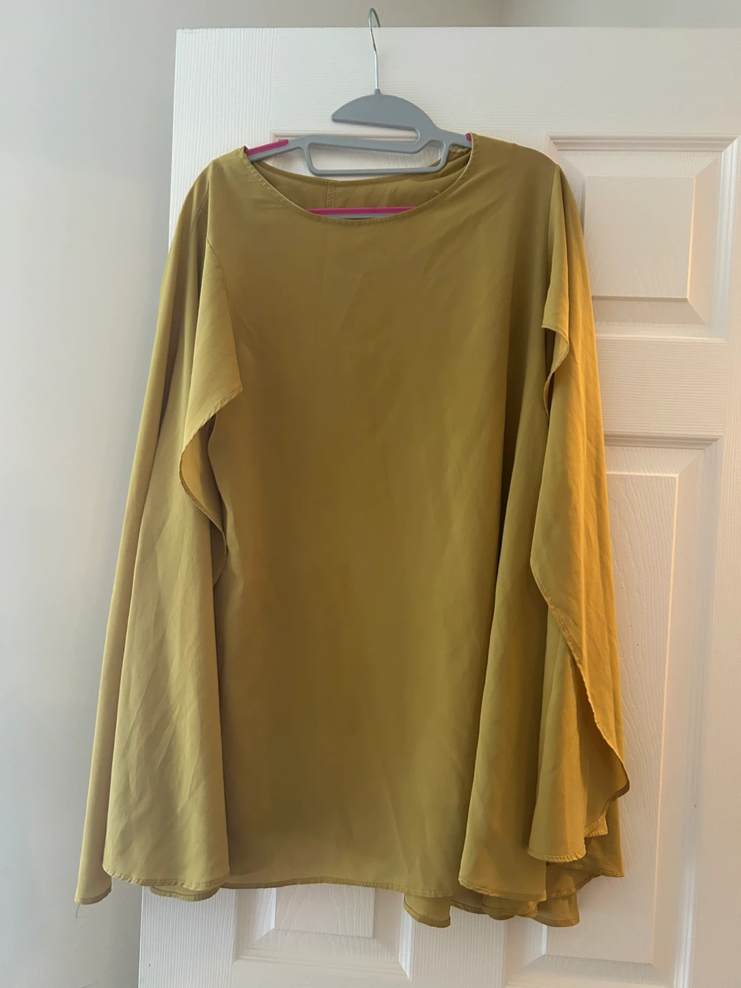 Women's Olive Green Cape Top