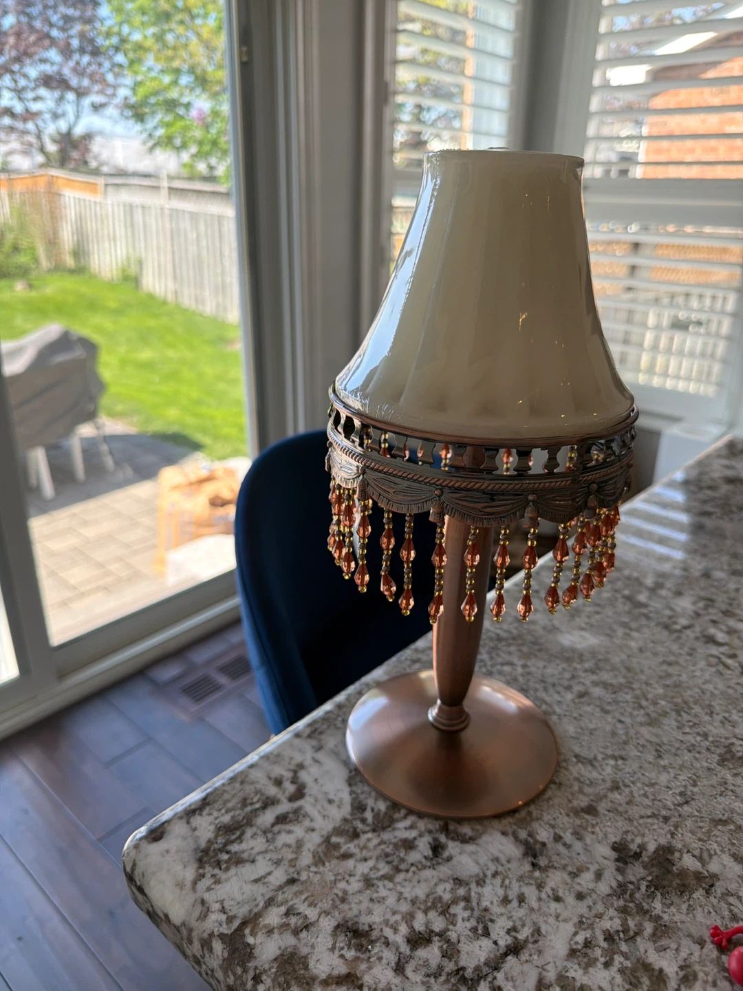 Grand Victorian Lampshade Candle Holder