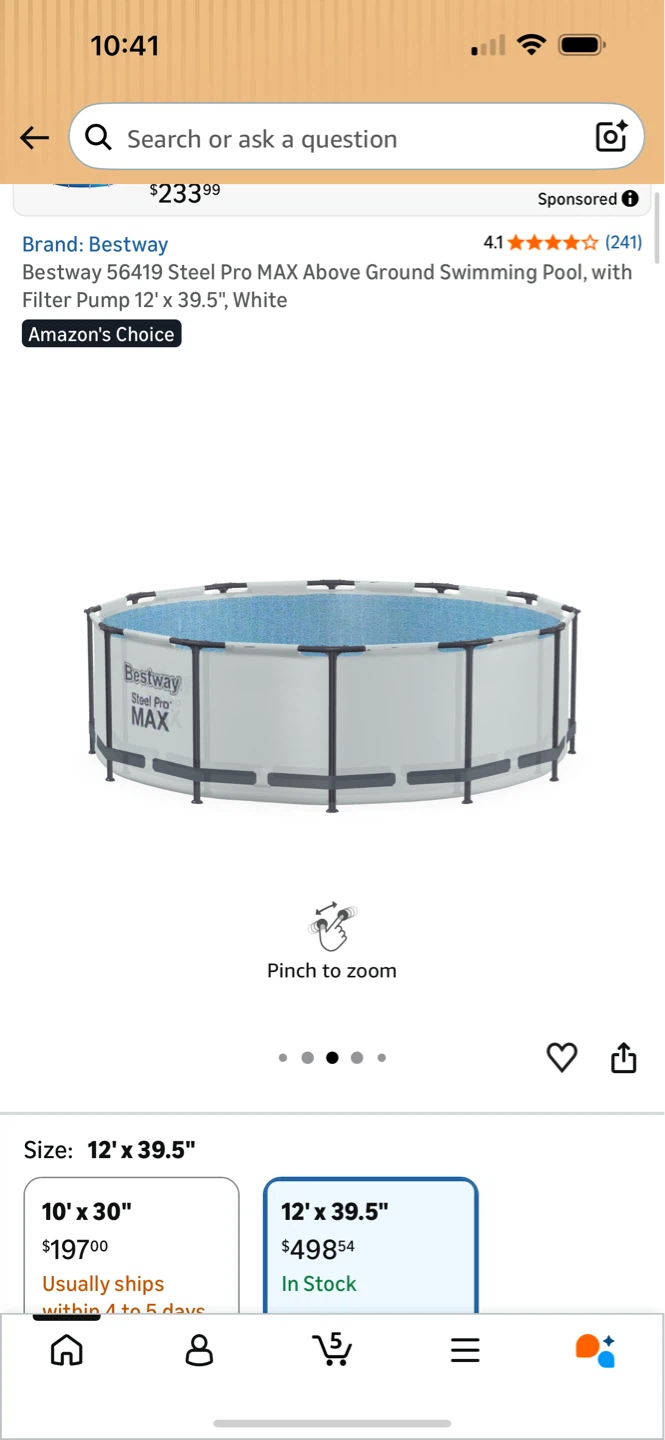 Bestway Steel Pro MAX Above Ground Swimming Pool 12' x 39.5" - photo 4