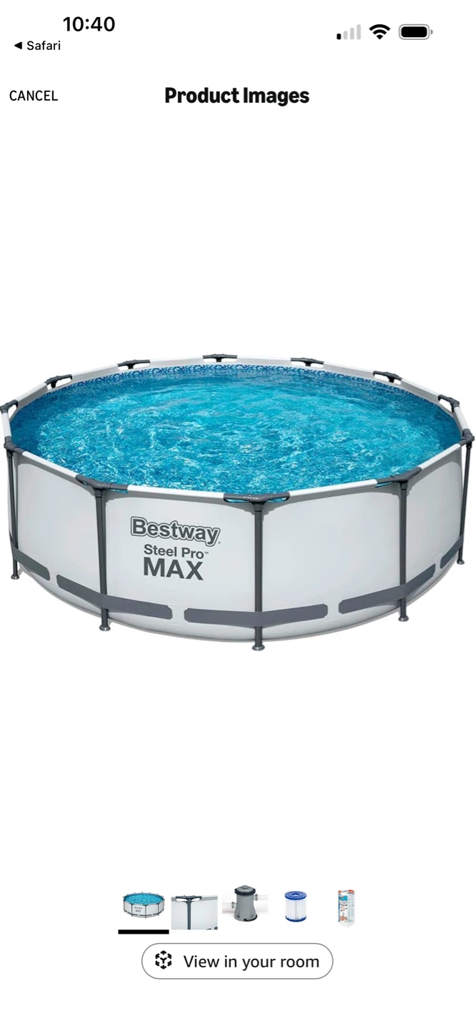 Bestway Steel Pro MAX Above Ground Swimming Pool 12' x 39.5"