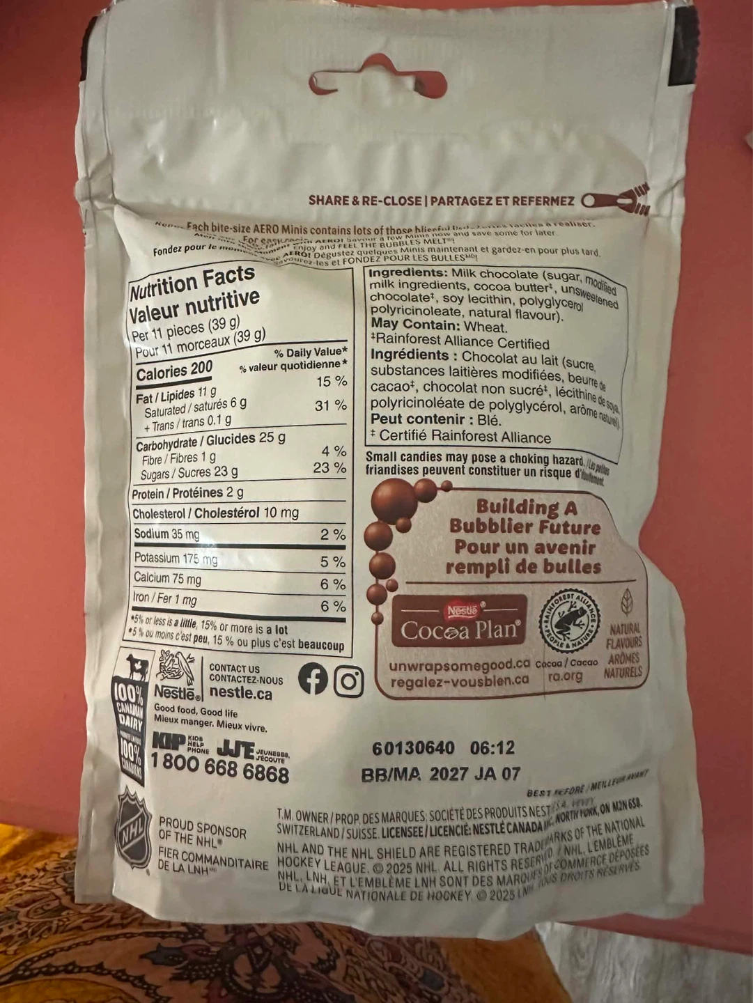 Nestle Aero Minis Milk Chocolate 135g - photo 3