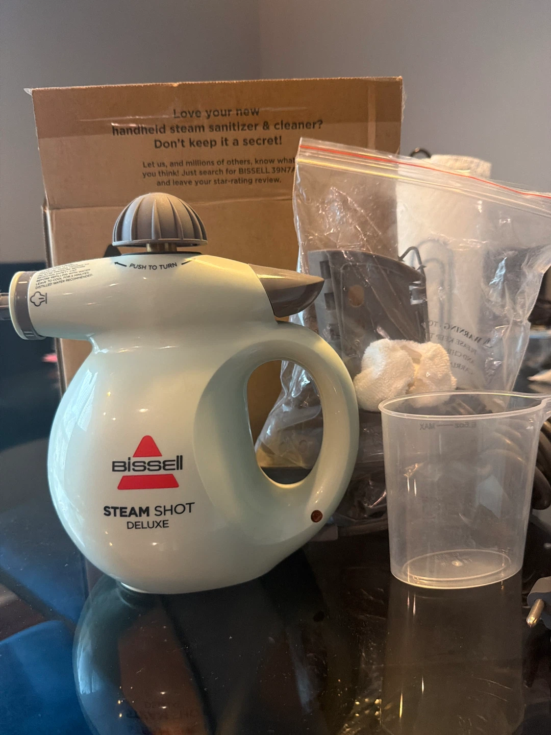 BISSELL Steam Shot Deluxe Handheld Steam Cleaner - photo 2