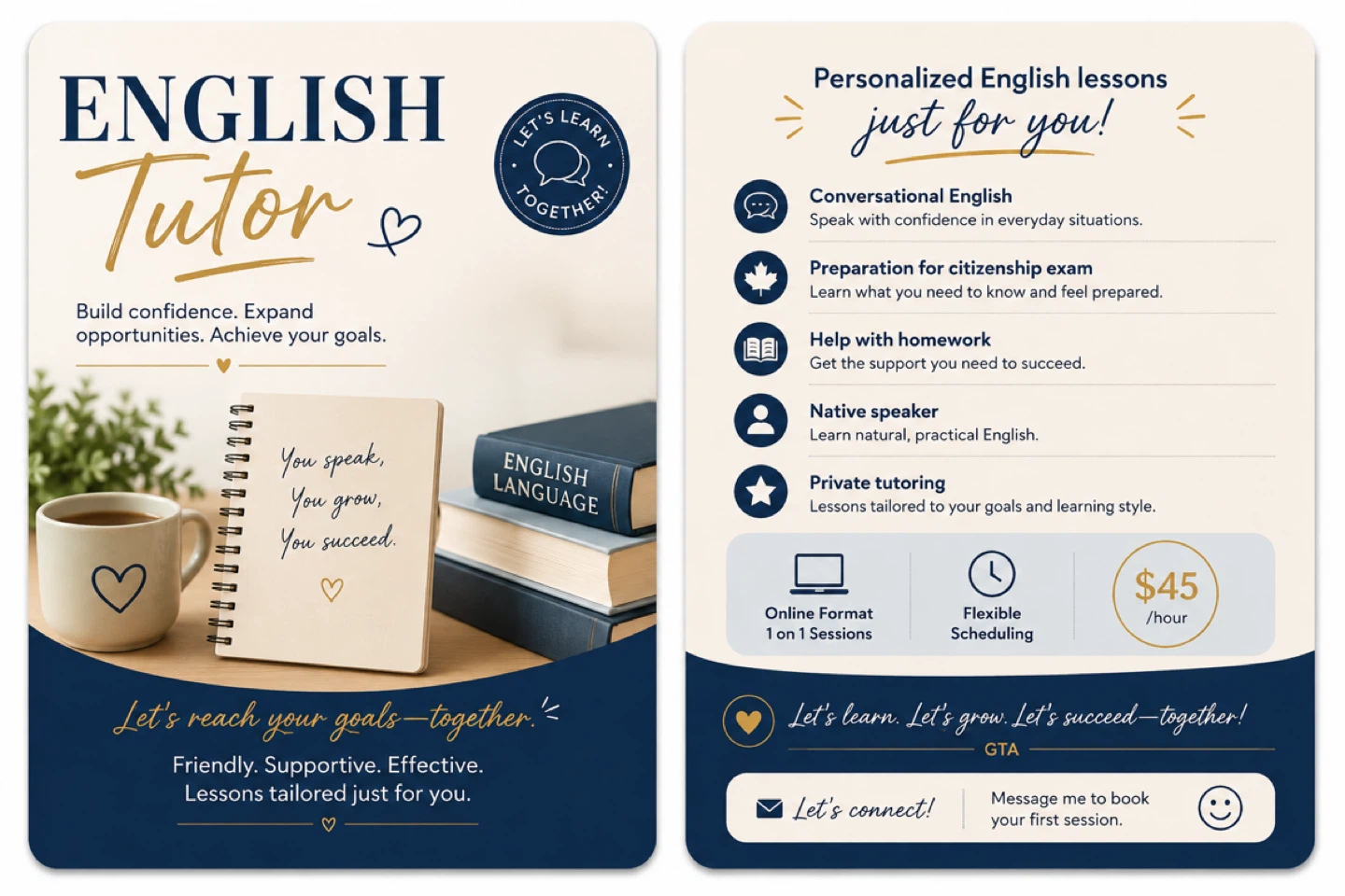 Online English Tutoring - Personalized Lessons