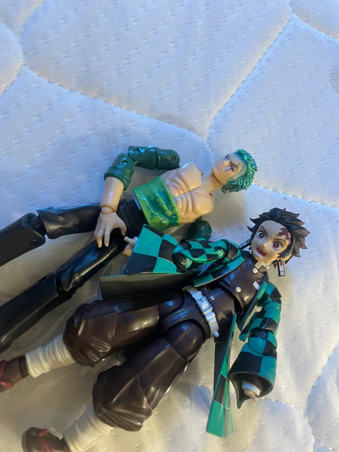 Anime Action Figures - Tanjiro & Zoro