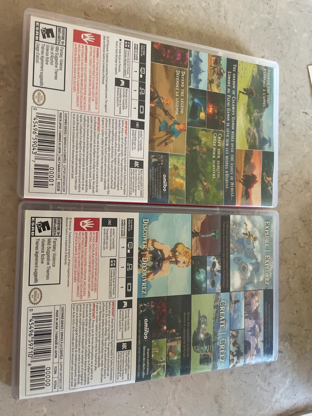 Tears of the kingdom and breath of the wild game cases - photo 2