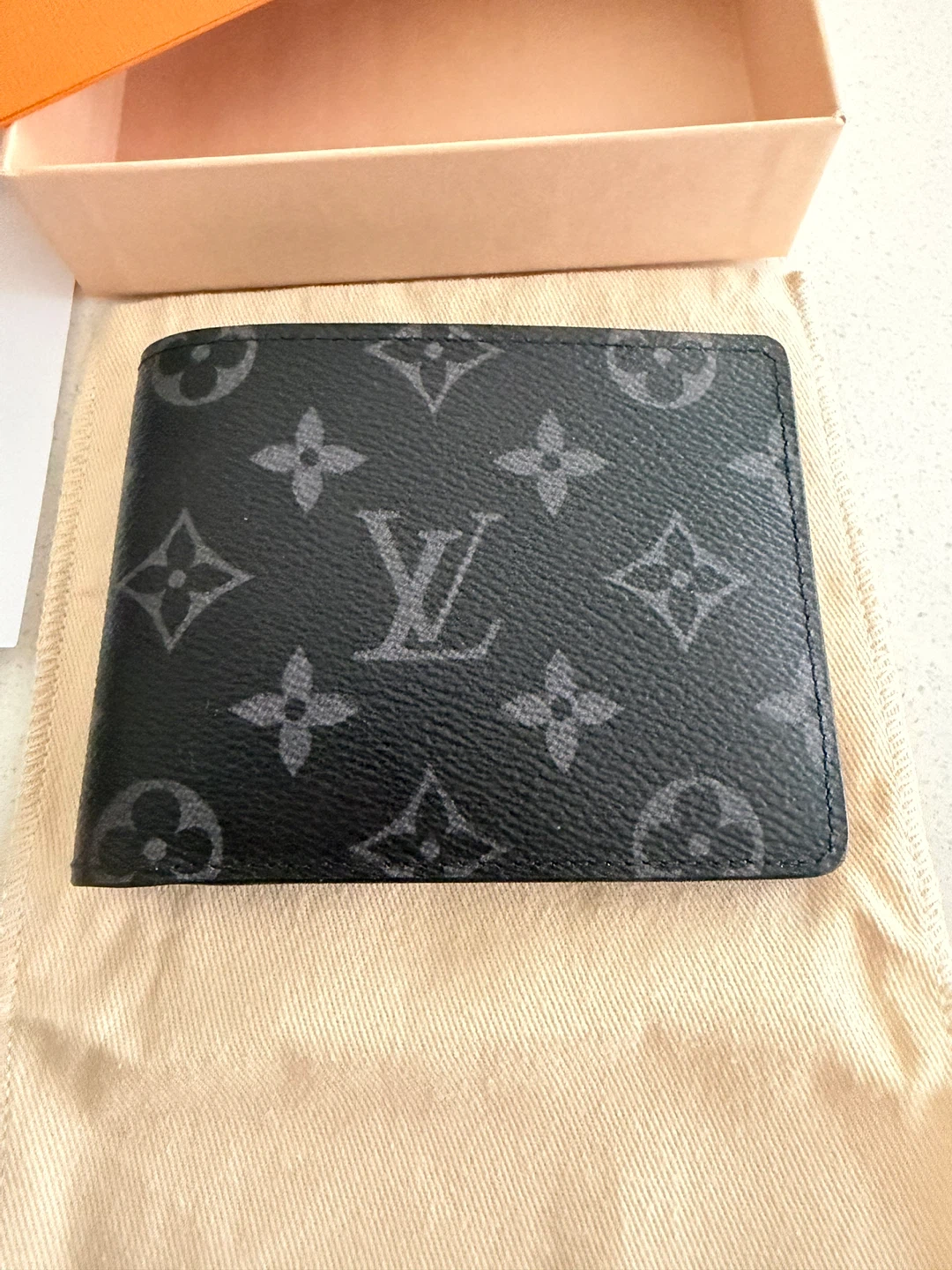Authentic Louis Vuitton Multiple Wallet Monogram Eclipse - photo 5